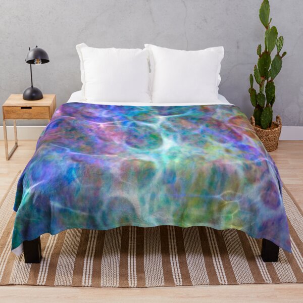 Item preview, Illumination - Abstract Digital Painting - Glowing Cascade of Purple and Green Art designed and sold by PiperArtDesign.