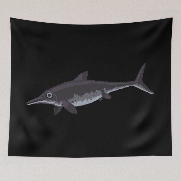 Item preview, Ichthyosaur Pixel Art designed and sold by wedew3.