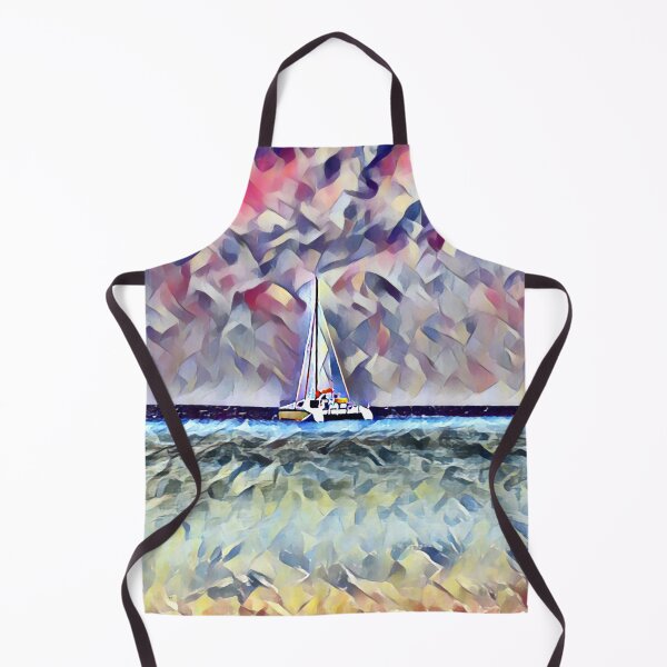 Item preview, Catamaran at Beach in Caribbean Ocean designed and sold by PolarNightNomad.