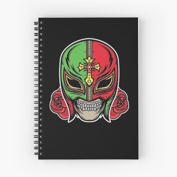 Aperçu de l'œuvre Masque de combat de lutte libre mexicaine Lucha Libre créée et vendue par TopTeeShop.