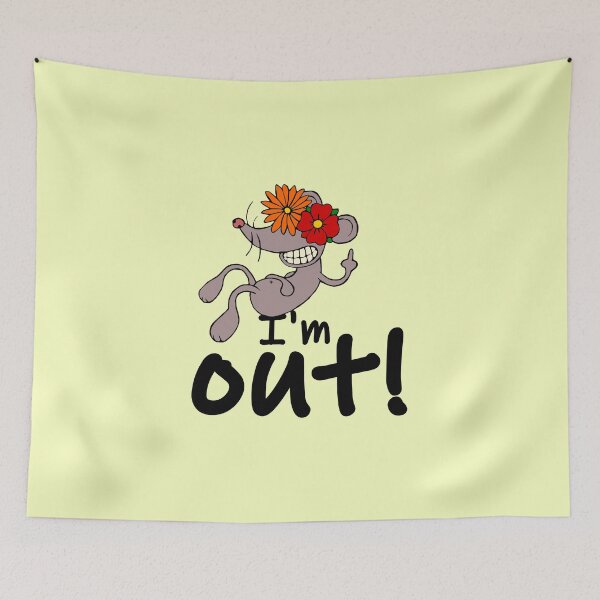 Item preview, I'm out! (of the Rat Race) black designed and sold by Ortaboy.