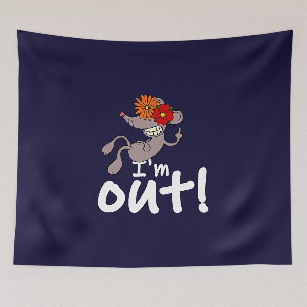 Item preview, I'm out! (of the Rat Race) white designed and sold by Ortaboy.