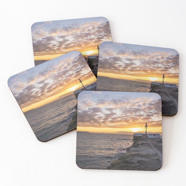 Item preview, The banjo pier at Looe Cornwall at sunrise designed and sold by stevieuk.