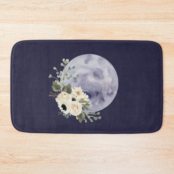 Item preview, Floral Full Moon designed and sold by ilustraliza.