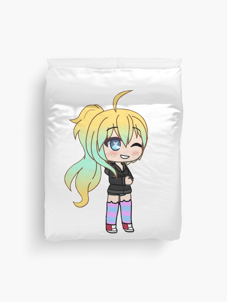 Gacha Life Girl with Cute GLMM Gacha life series. Duvet Cover for Sale by  Taloos