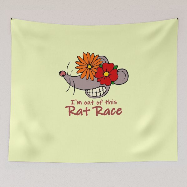 Item preview, I'm out of this Rat Race red designed and sold by Ortaboy.