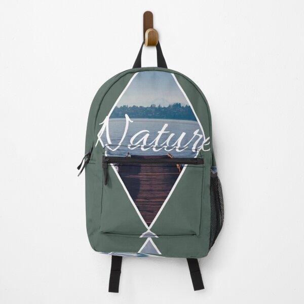 Item preview, Beautiful lake view by the mountains green backgrund designed and sold by myseptember18th.