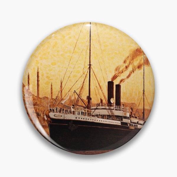 Item preview, Vintage French Orient Shipping line Paris Mediterranean designed and sold by aapshop.