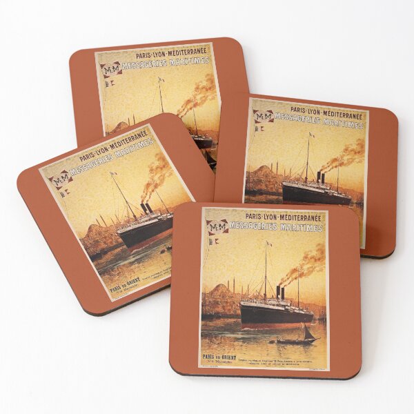 Item preview, Vintage French Orient Shipping line Paris Mediterranean designed and sold by aapshop.
