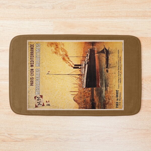 Item preview, Vintage French Orient Shipping line Paris Mediterranean designed and sold by aapshop.