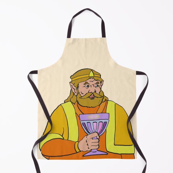 Item preview, High quality re-draw of king harkinian holding a goblet. designed and sold by RansRoom.