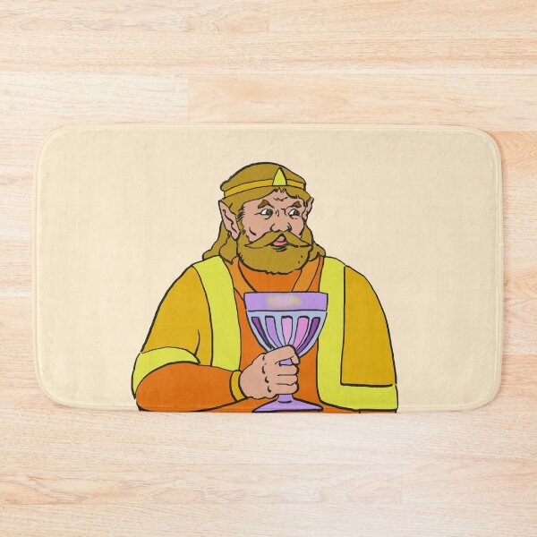 Item preview, High quality re-draw of king harkinian holding a goblet. designed and sold by RansRoom.