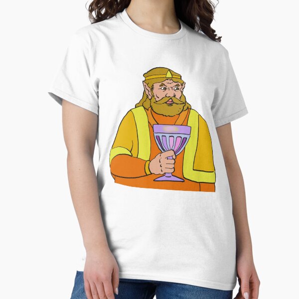 Item preview, High quality re-draw of king harkinian holding a goblet. designed and sold by RansRoom.