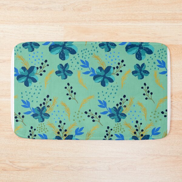 Item preview, Blue Flower Pattern designed and sold by myinkcolour.