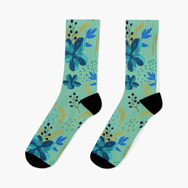 Item preview, Blue Flower Pattern designed and sold by myinkcolour.