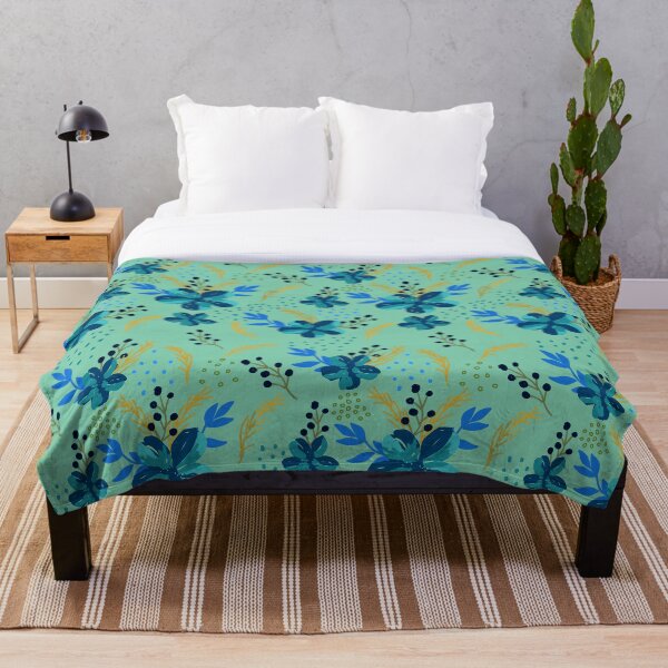 Item preview, Blue Flower Pattern designed and sold by myinkcolour.