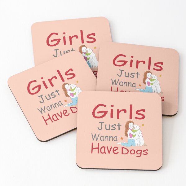 Item preview, Girls Just Wanna Have Dogs gift designed and sold by Theobsessed01.