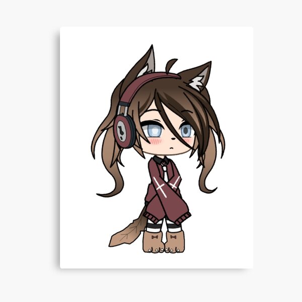 Lienzo « Chica de Gacha Life con la serie Cute GLMM Gacha life.» de Taloos  | Redbubble