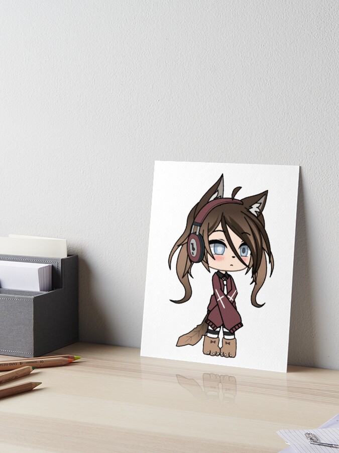 Gacha Life - Cute Gacha Girl - Art Print for Sale by bloamineads