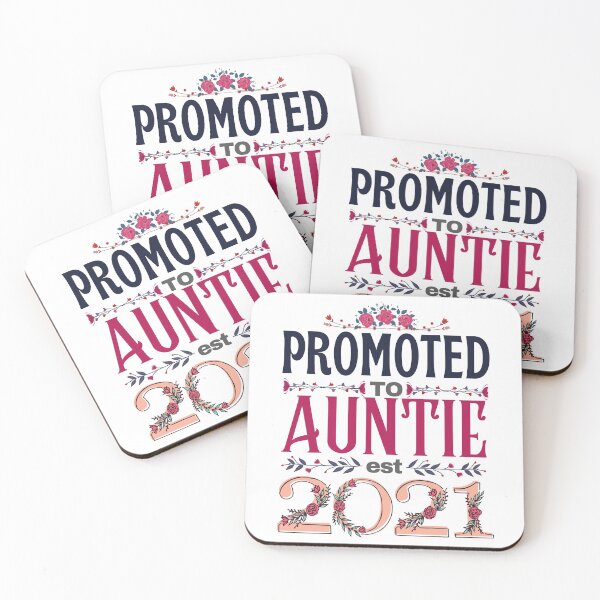 Item preview, Promoted to Auntie est 2021, baby announcement designed and sold by springbloomb.