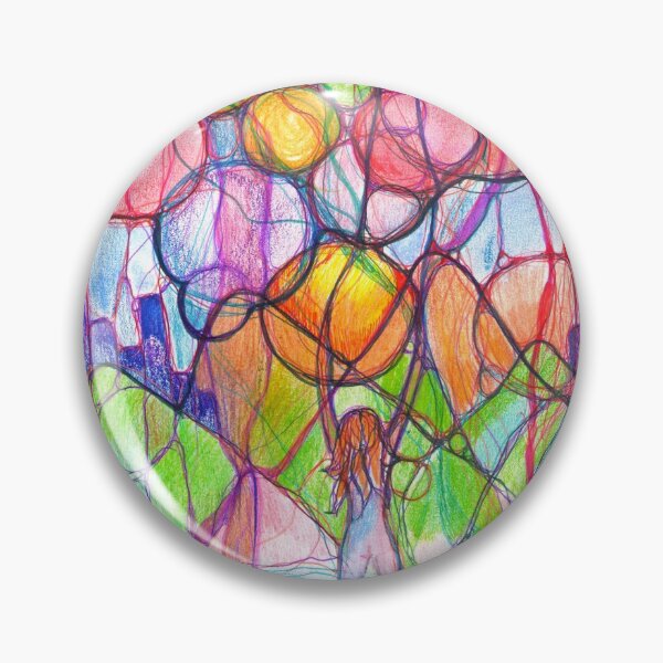 Item preview, Neuroart, Abstract lady with bubbles designed and sold by VikitaSolomakha.