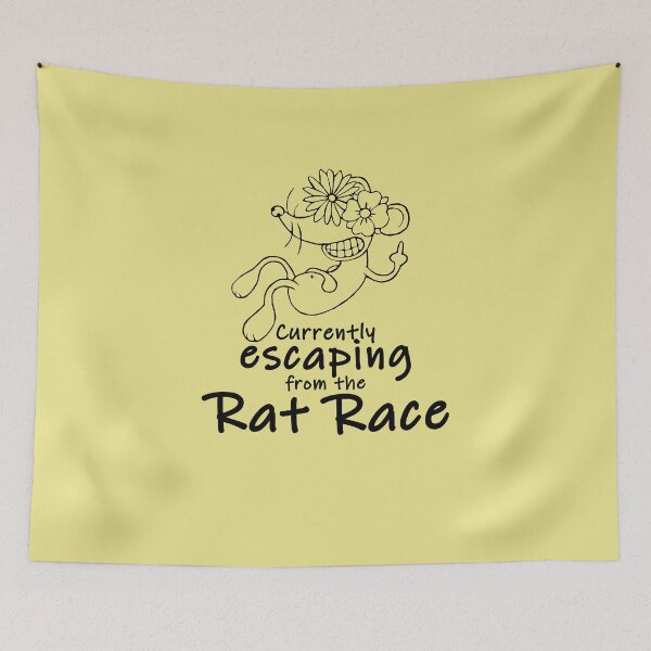 Item preview, Currently escaping from the Rat Race black designed and sold by Ortaboy.