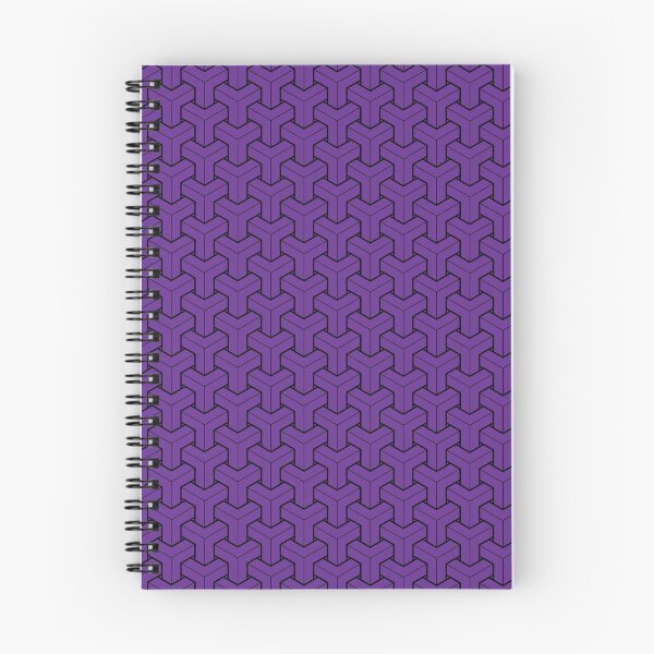 Aperçu de l'œuvre Motif géométrique Trihex VIOLET créée et vendue par letsjumpinto.