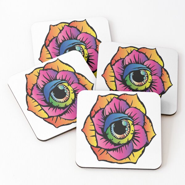 Item preview, Trippy flower with eye Eye in a rose designed and sold by GoldCollection.