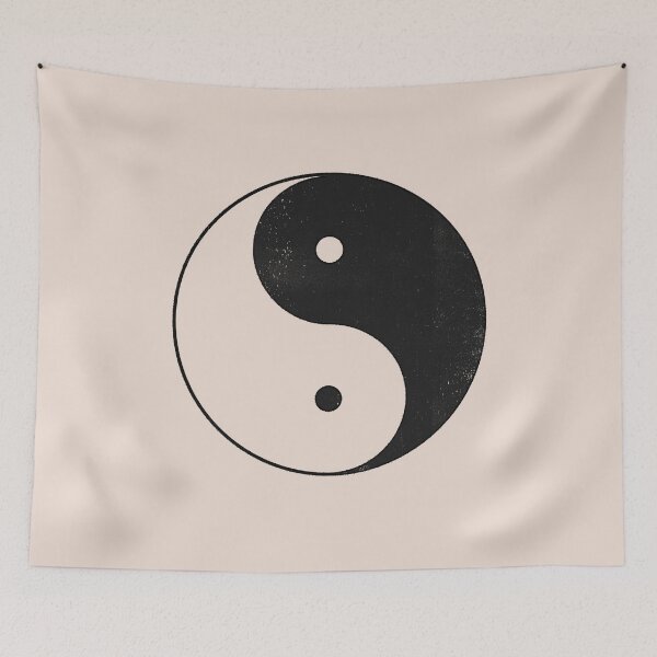 Item preview, Yin Yang | Spiritual | Zen | Grunge Texture designed and sold by Sadhana Design Studio.