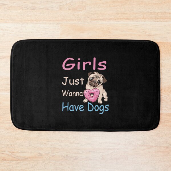 Item preview, Girls Just Wanna Have Dogs gift designed and sold by Theobsessed01.