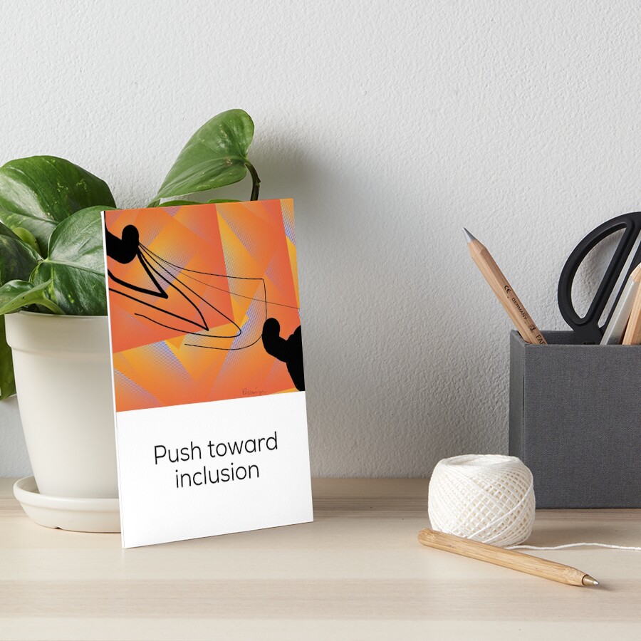 Item preview, Art Board Print designed and sold by headtrackerart.