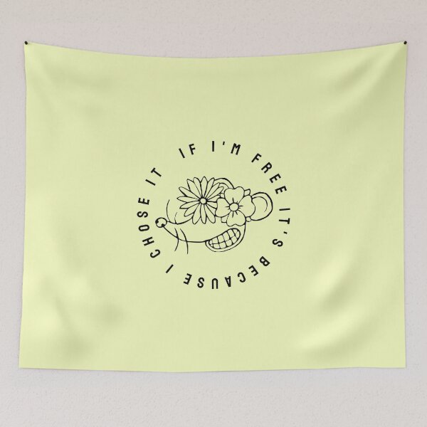 Item preview, If I'm free it's because I chose it black designed and sold by Ortaboy.
