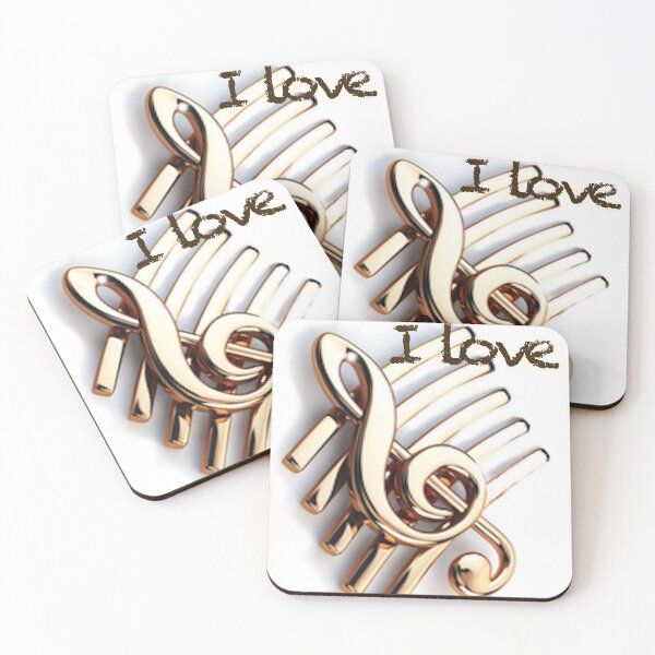 Item preview,  I love music -KEY designed and sold by kogistudio-5.