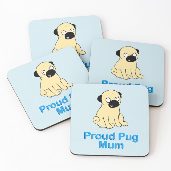 Item preview, Proud Pug Mum designed and sold by HumphreythePug.