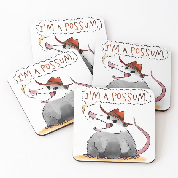 Item preview, I’M A POSSUM designed and sold by Lizzie Cavanagh.