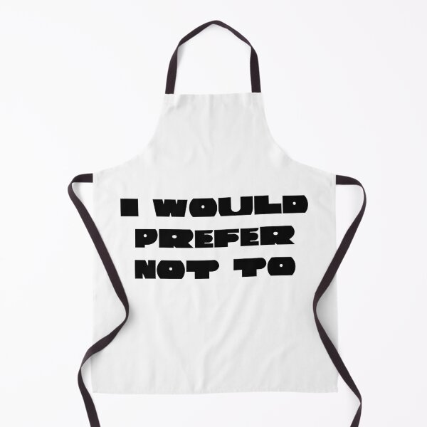 Item preview, I Would Prefer Not To Bartleby Black designed and sold by Dr-Faustus.