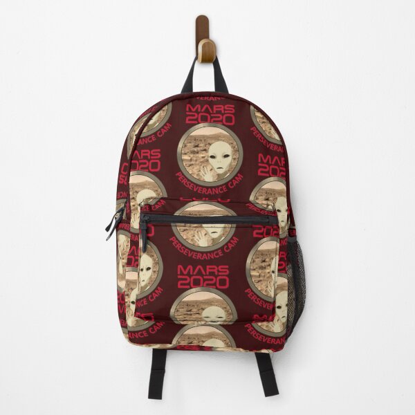 Item preview, Mars 2020 Perseverance cam image waving Martian alien funny designed and sold by SolidEarthArt.