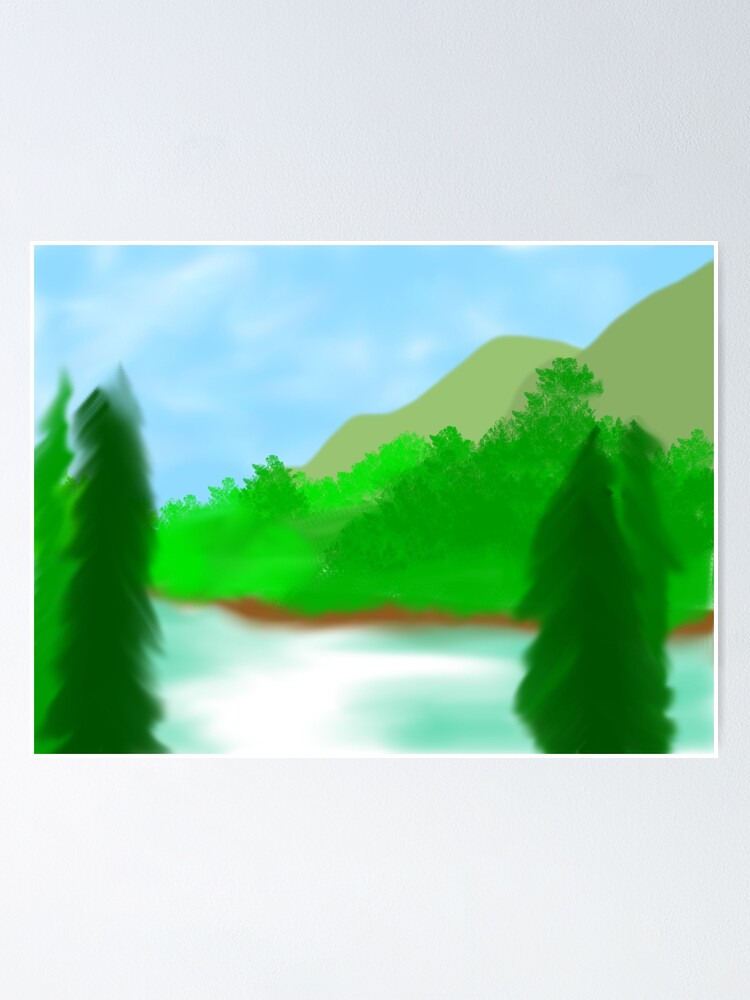 "Summer Hills" Poster for Sale by KraftyKay9 Redbubble