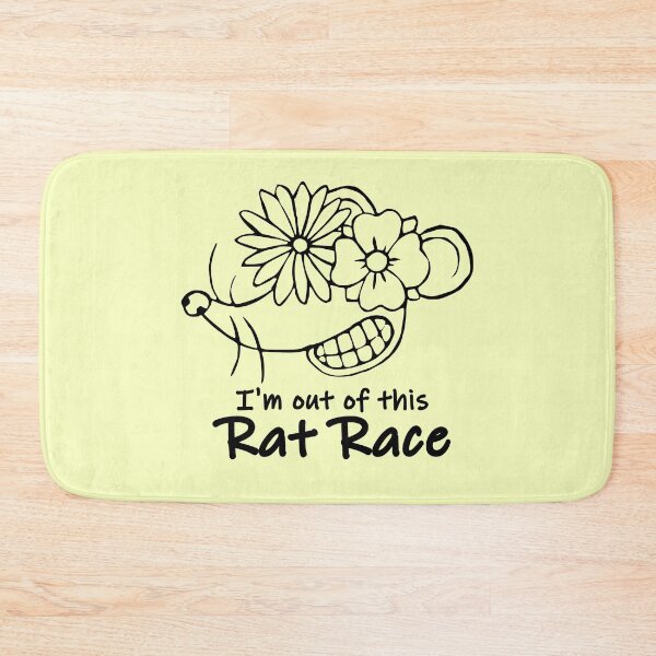 Item preview, I'm out of this Rat Race b&w black designed and sold by Ortaboy.