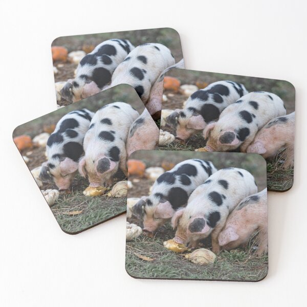Item preview, Piglet Trio Snuffling for Food designed and sold by Rebecca Woods.