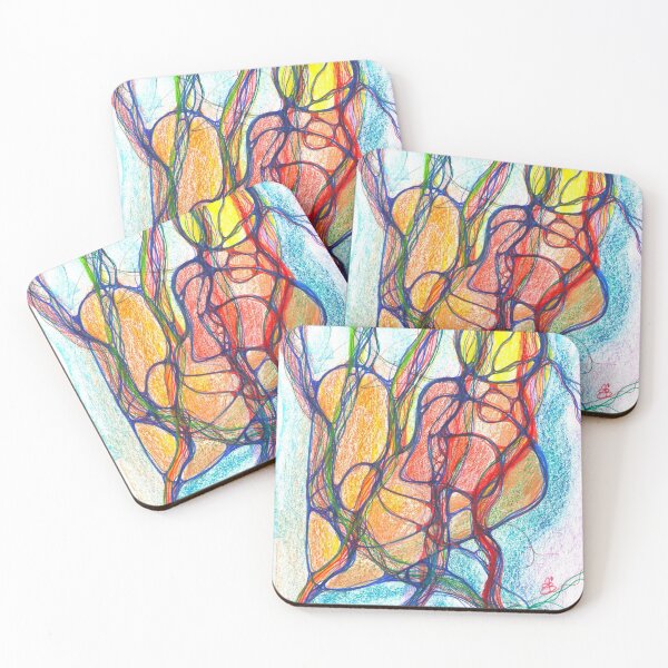 Item preview, Neuroart, Abstract hearts and sun designed and sold by VikitaSolomakha.