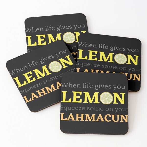 Item preview, When life gives you lemon squeeze some on your lahmacun designed and sold by MJ-Design90.