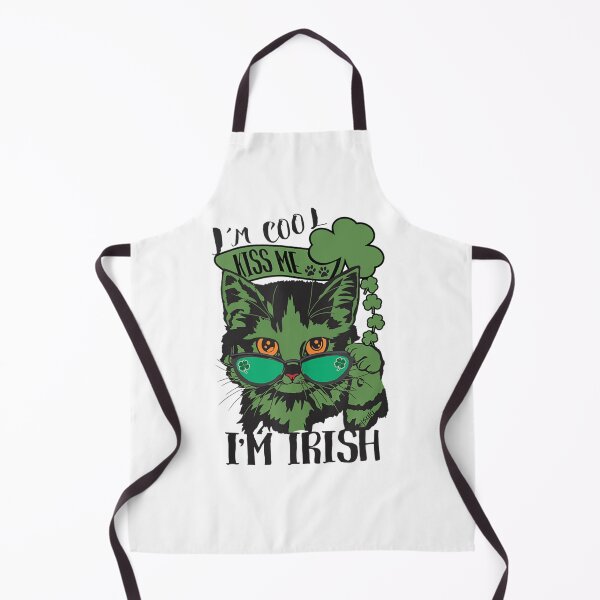 Item preview, Cat I'm Cool Kiss Me I'm Irish St Patrick's Day designed and sold by BiancaMoss51.