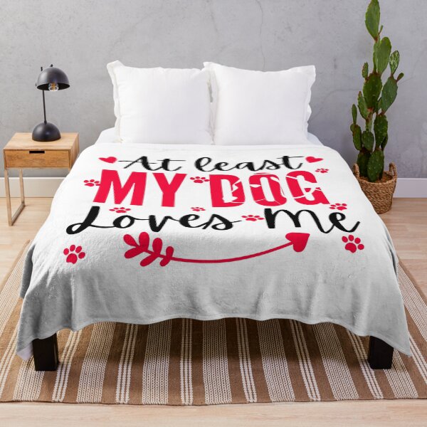 Item preview, At Least My Dog Loves Me designed and sold by Vibing-Right.