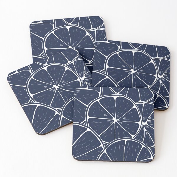Item preview, Abstract blue oranges  designed and sold by mihidunii.