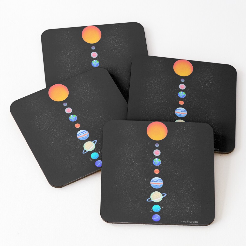 Item preview, Coasters (Set of 4) designed and sold by LonelySheeples.