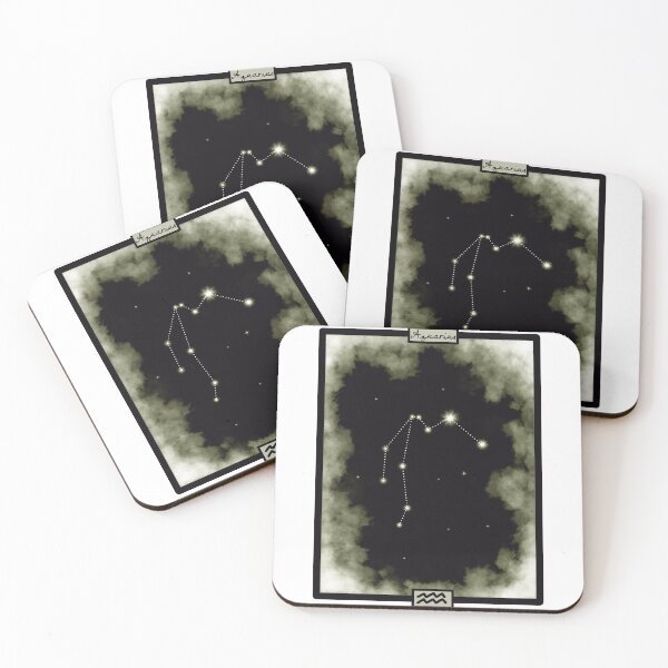 Item preview, Aquarius Zodiac Constellation Tarot Card Style    designed and sold by Stickyourselfon.
