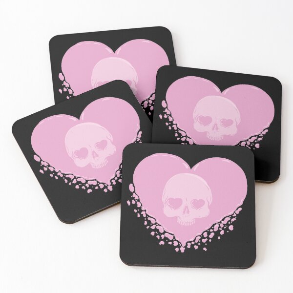 Item preview, Cute heart skull  designed and sold by ZethTheReaper19.