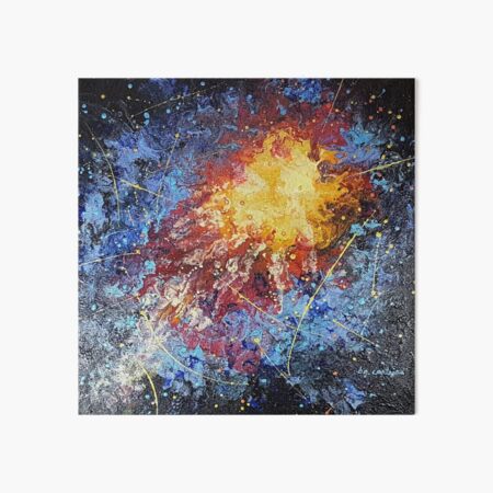 An Explosion of Color--Fashionable and Colorful Abstract Art Design Art Board Print