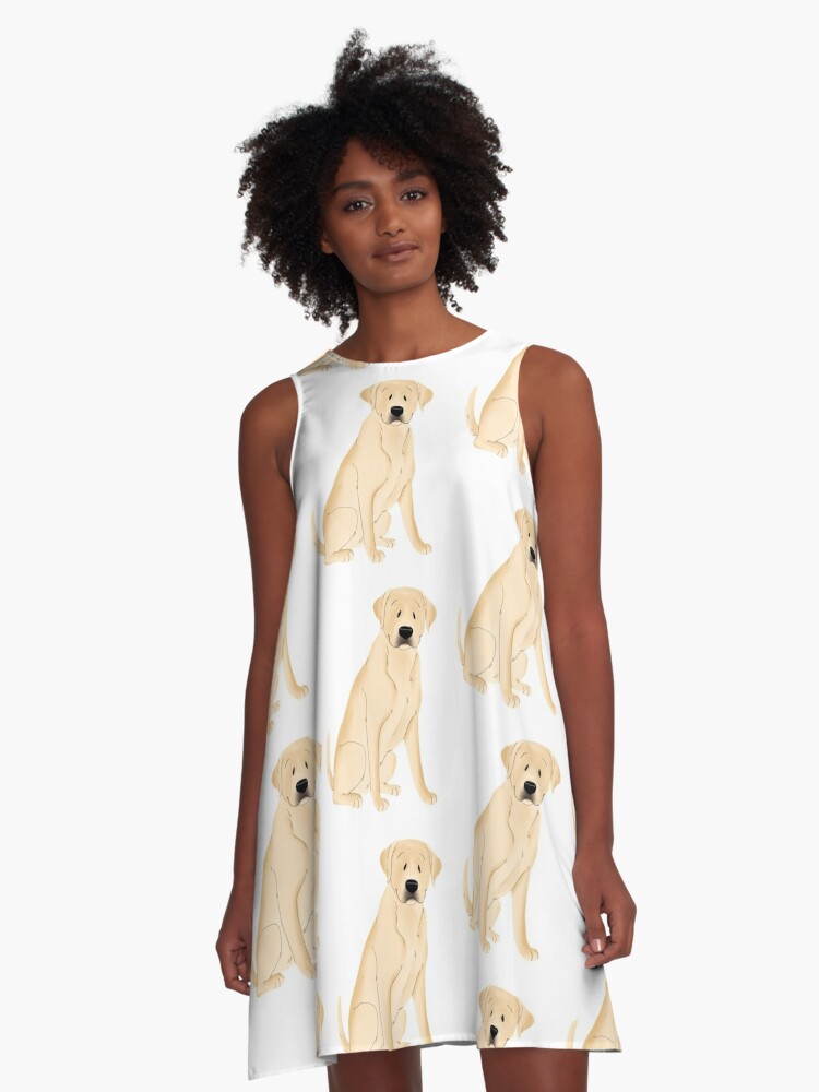 yellow lab dress